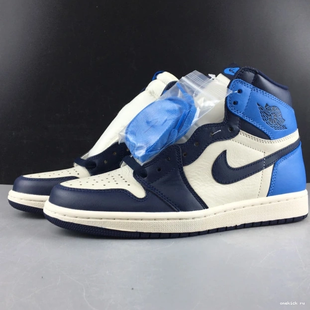 Onekick Jordan High OG Obsidian 1 Retro Air 555088-140 0528